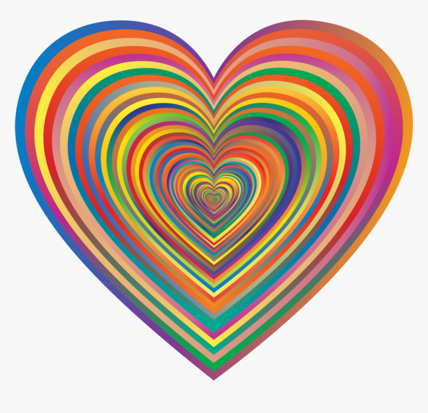 Heart,organ,symmetry - Coeur Coloré À Imprimer, HD Png Download, Free Download