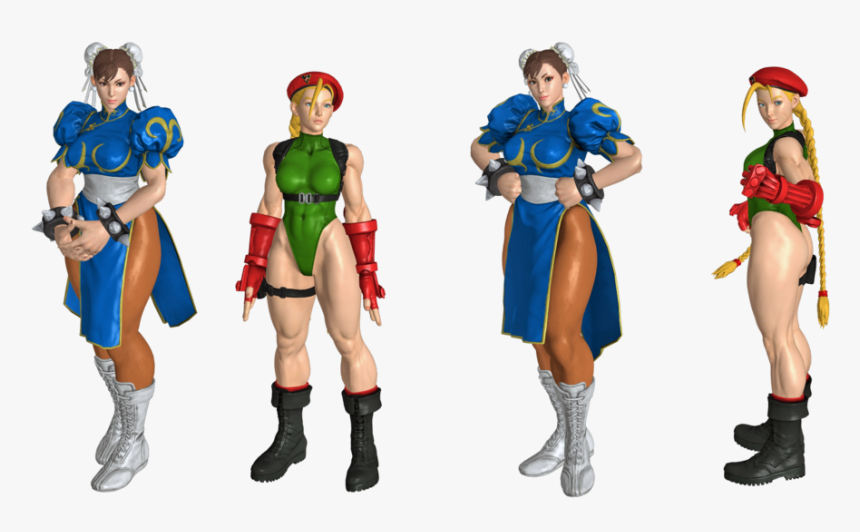 Chun-li X Cammy - Cosplay, HD Png Download, Free Download