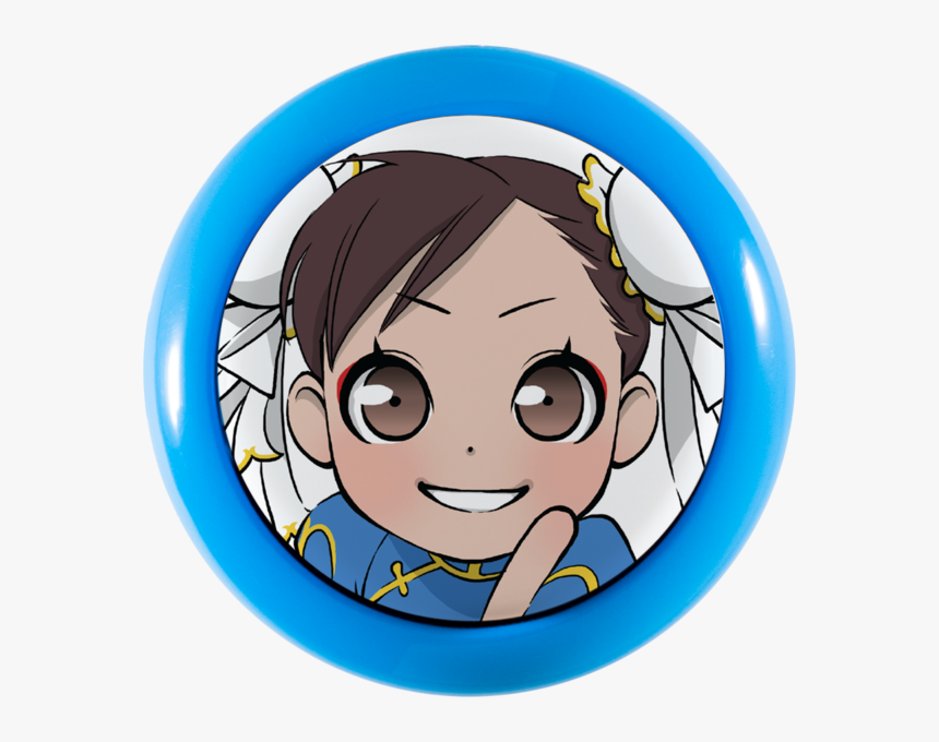 Street Fighter [chibi] Sanwa Denshi Pushbutton - Chibi Chun Li, HD Png Download, Free Download