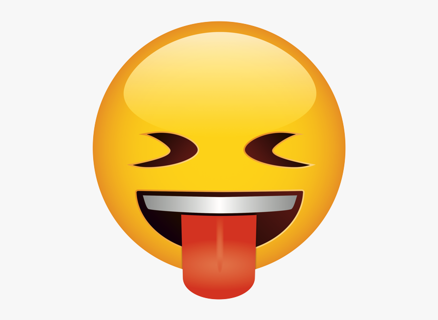 Blue Tongue Emoji, HD Png Download, Free Download