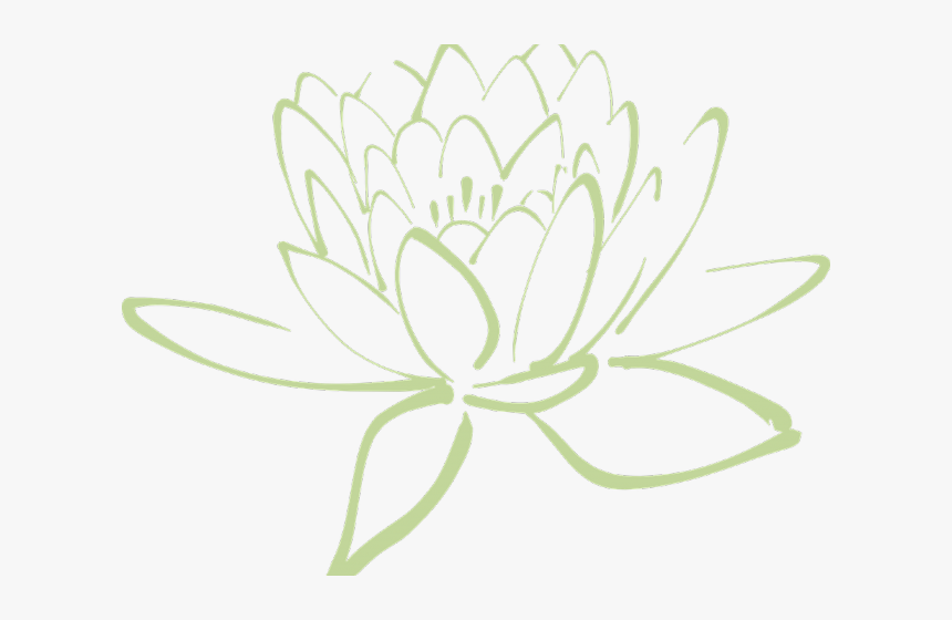 Transparent 300 Clipart - Lotus Flower Clipart Green, HD Png Download, Free Download