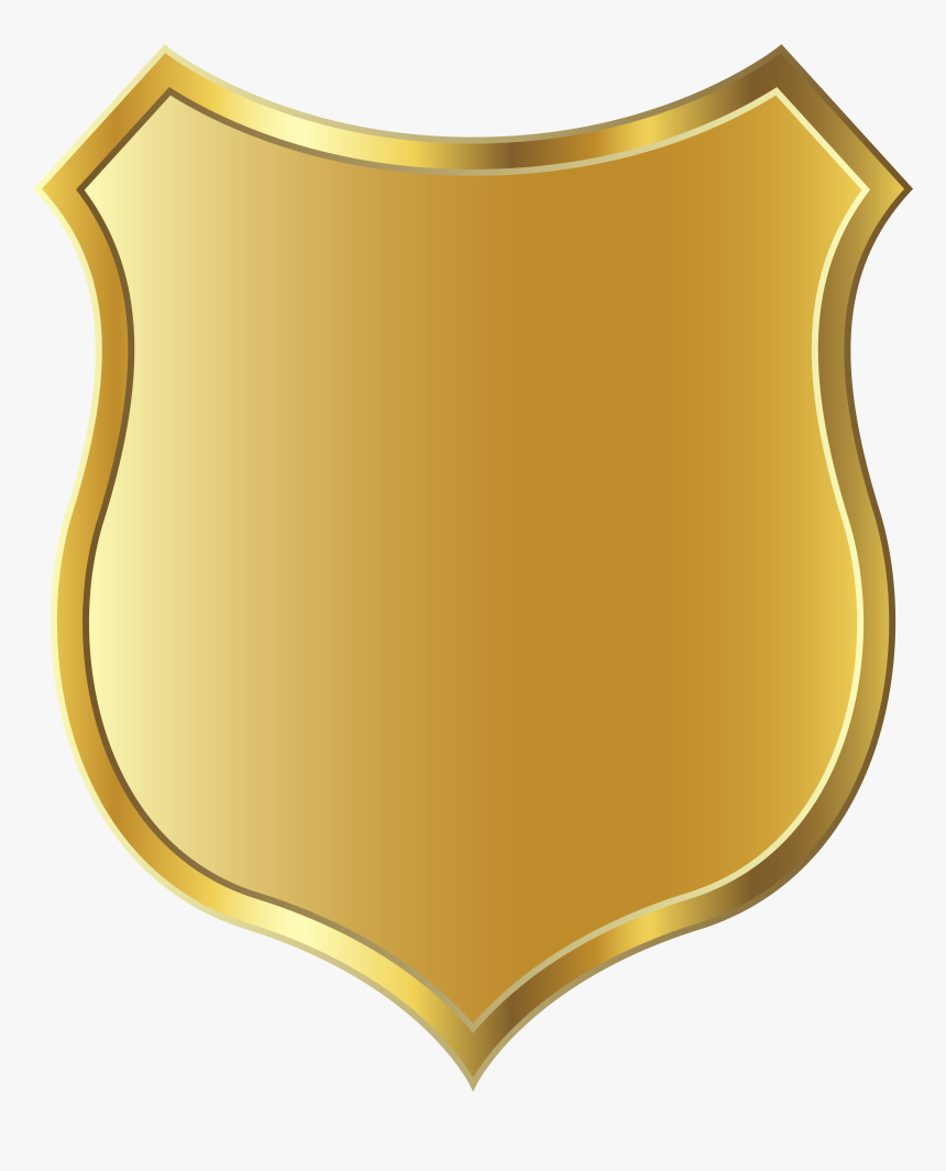 Golden Template Png Picture - Police Badge Template Png, Transparent Png, Free Download