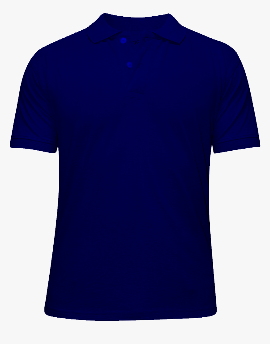 Marineblue Polo Shirt Front - Polo Shirt, HD Png Download, Free Download