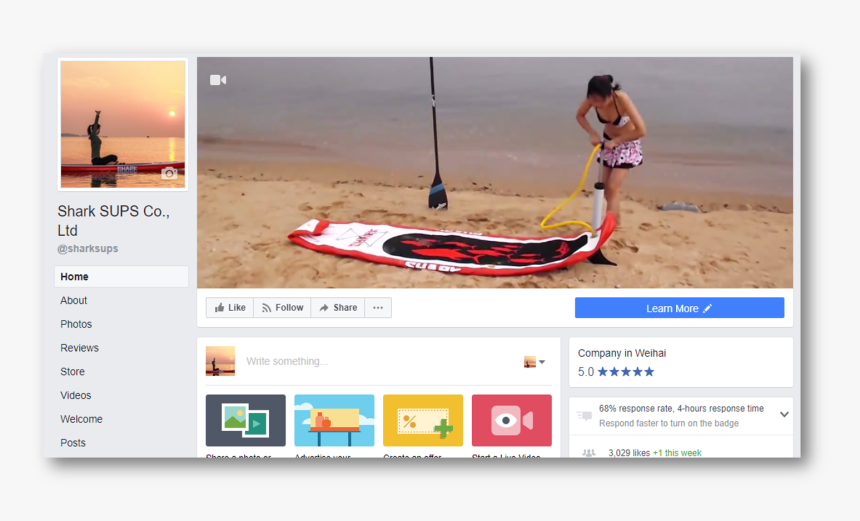 New Facebook Video Cover Image - Rounded Web Design, HD Png Download, Free Download