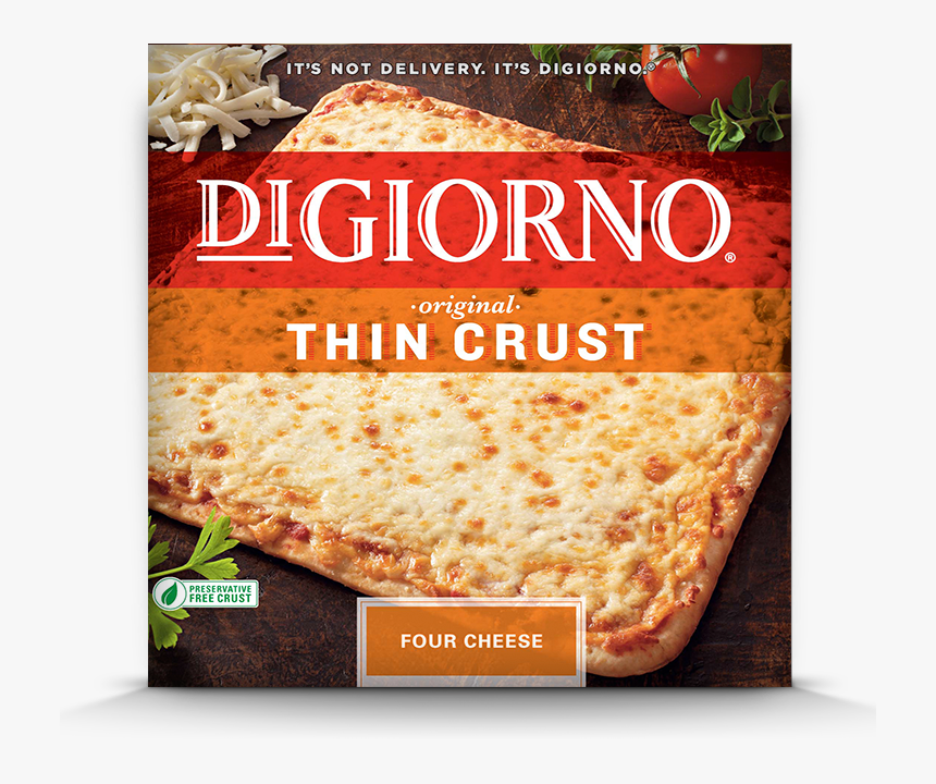 Digiorno Thin Crust Cheese Pizza , Png Download - Digiorno Thin Crust Cheese Pizza, Transparent Png, Free Download