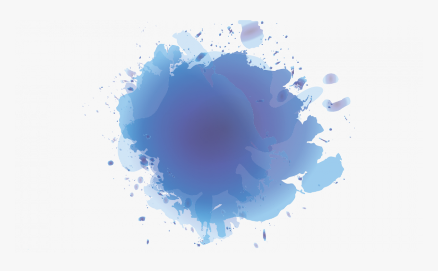 Splash Darkblue - Blue Paint Splash Png, Transparent Png, Free Download