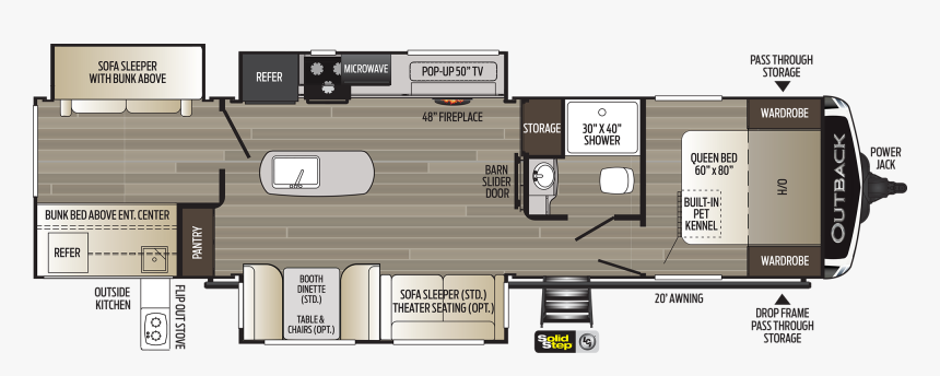 2020 Keystone Outback 340bh, HD Png Download, Free Download