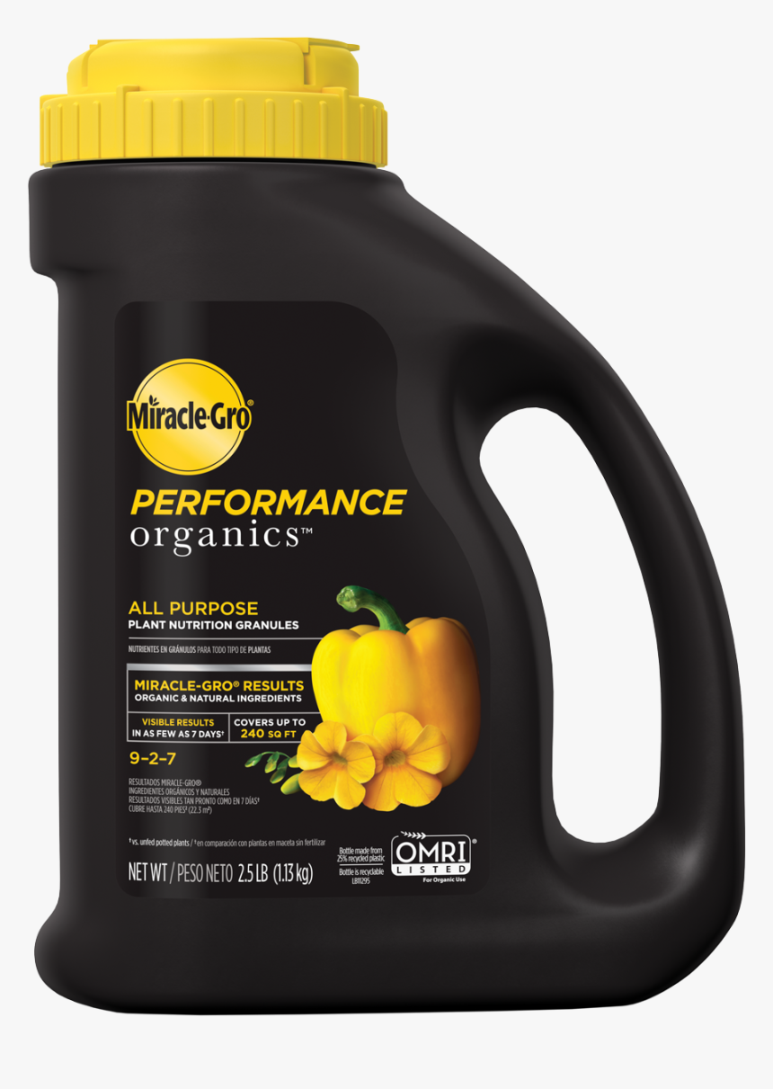 Miracle Gro Performance Organics, HD Png Download, Free Download