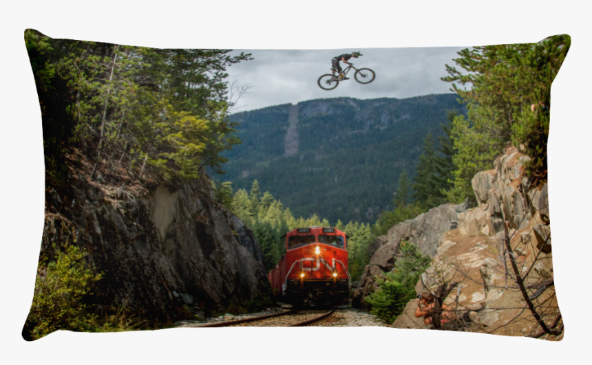 Img 0057 Train Gap, Pemberton Bc Mockup Back - Cushion, HD Png Download, Free Download