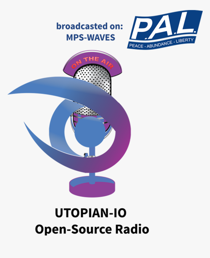 Utopian Radio Logo Wide - Graphic Design, HD Png Download, Free Download