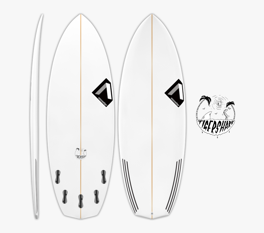 Tigershark - Small Wave Surfboard, HD Png Download, Free Download
