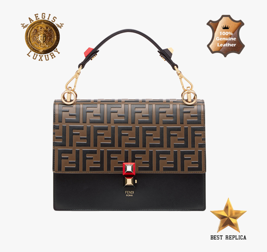 Fendi Bag Black And Brown, HD Png Download, Free Download