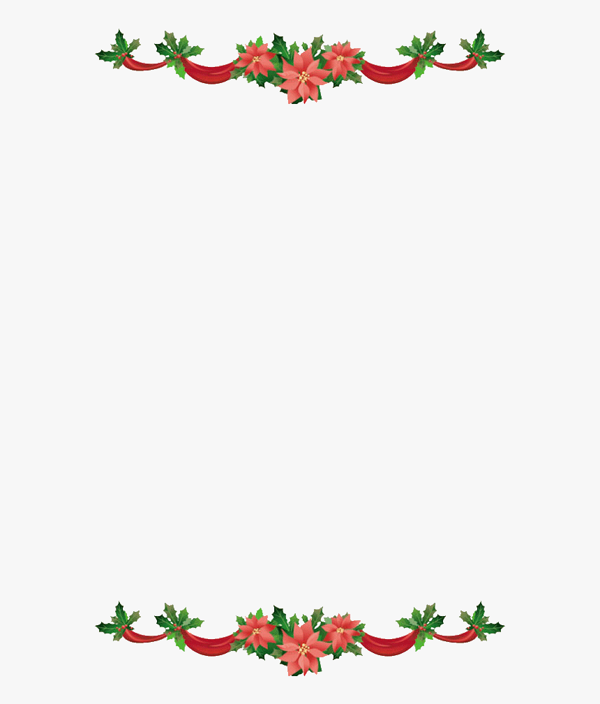 Free Christmas Borders And Backgrounds Free Christmas - Clip Art Christmas Border, HD Png Download, Free Download