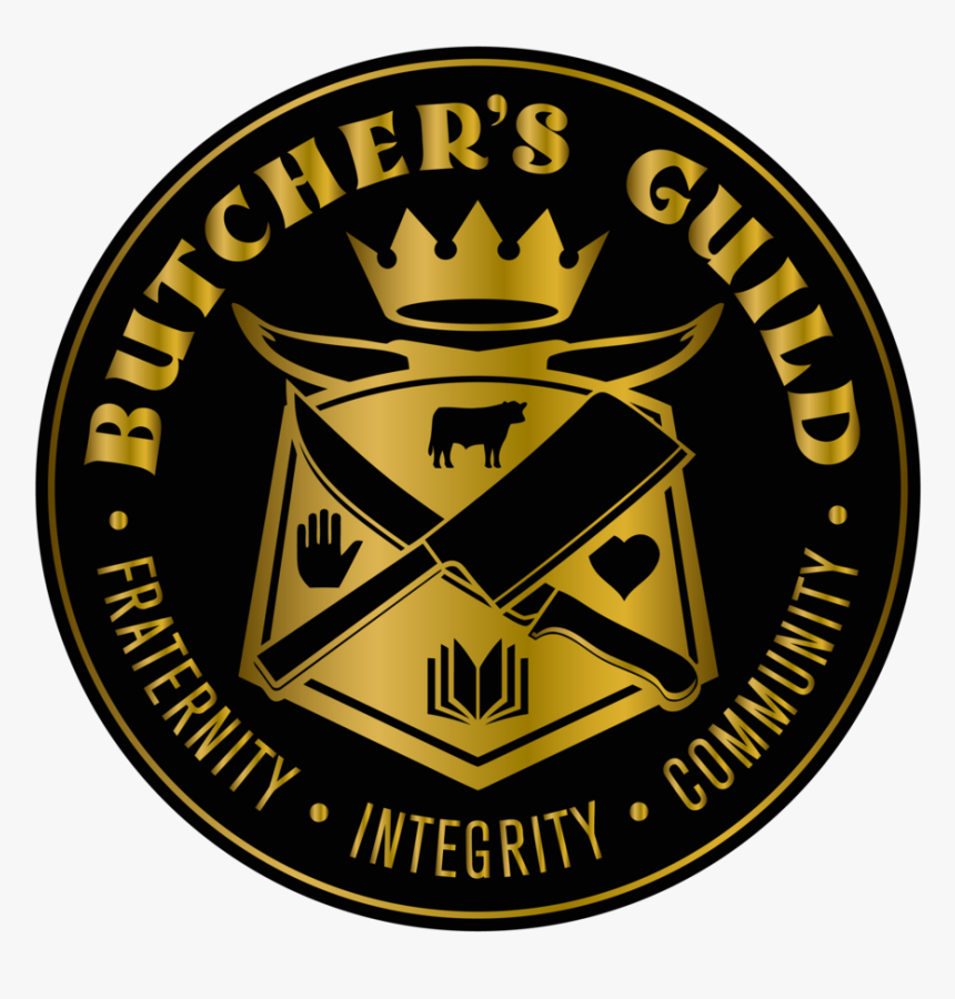 390482 Thebutchersguildlogo Black&gold Opt2 031819 - Design, HD Png Download, Free Download