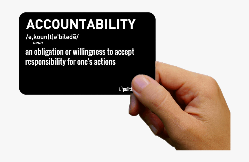 Accountability, HD Png Download, Free Download