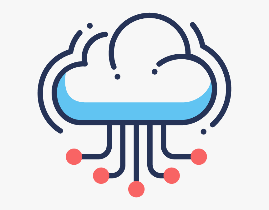 Web Cloud Hosting Bi Color Flat Icon - Cloud Services Icon Png, Transparent Png, Free Download