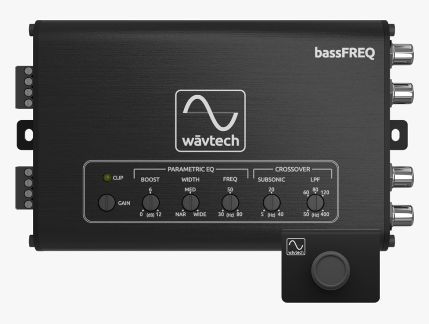 Bassfreq Top View W-remote, 150dpi - Wavtech Bass Restore, HD Png Download, Free Download