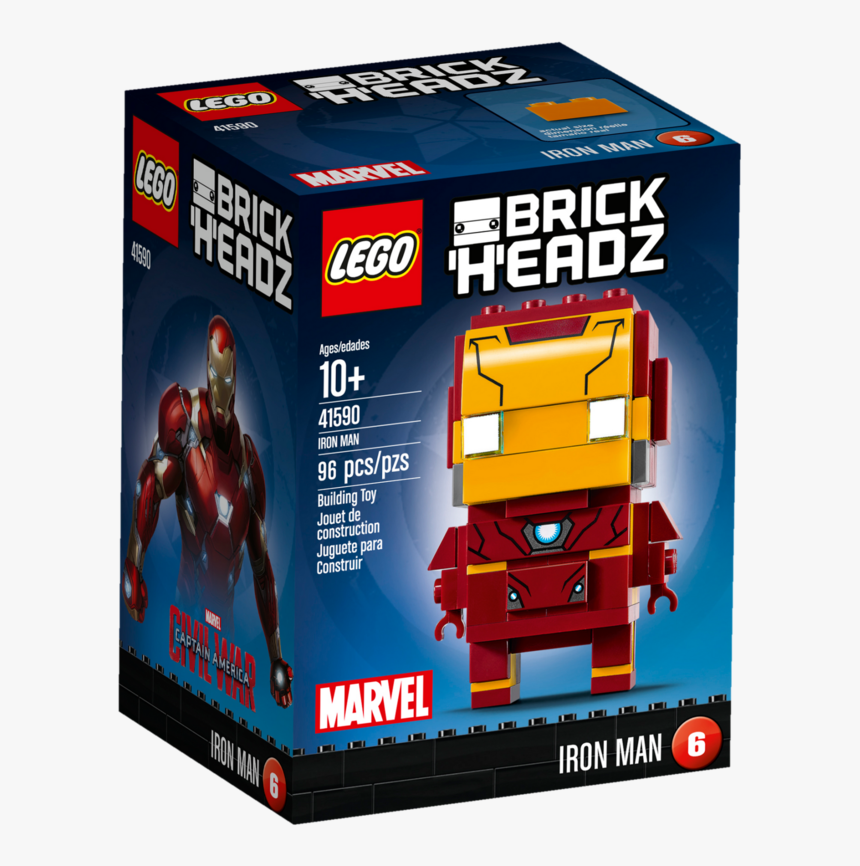 Iron Man Brick Headz, HD Png Download, Free Download