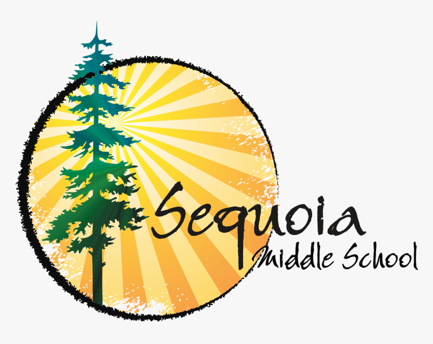 Sequoia Middle School - Pine Tree Logo Design, HD Png Download, Free Download