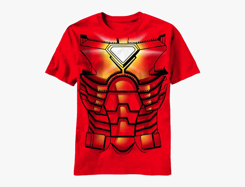 Youth Iron Man Suit T-shirt - Iron Man, HD Png Download, Free Download