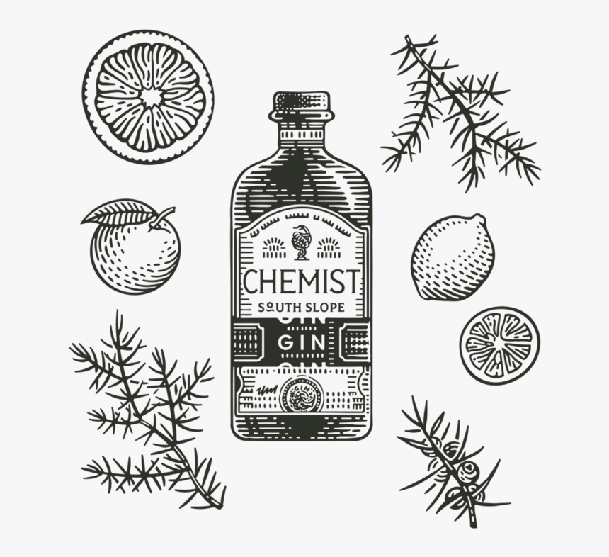 Best American Gin - Chemist Of South Slope, HD Png Download, Free Download