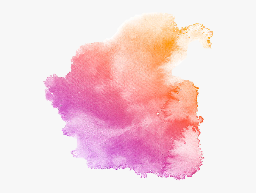 Pink And Orange Watercolor , Png Download - Watercolour Pink And Orange, Transparent Png, Free Download