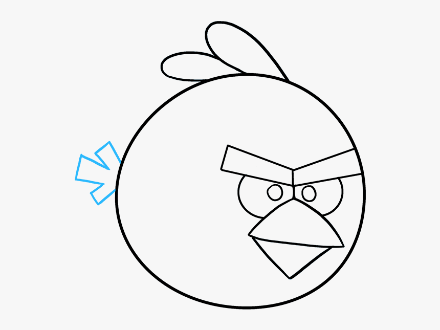 How To Draw Angry Birds - Easy To Draw Angry Birds, HD Png Download, Free Download