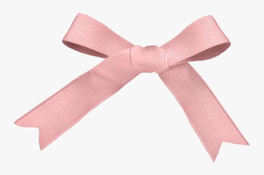 Baby Pink Bow Png-pluspng - Transparent Background Pink Ribbon Bow, Png Download, Free Download