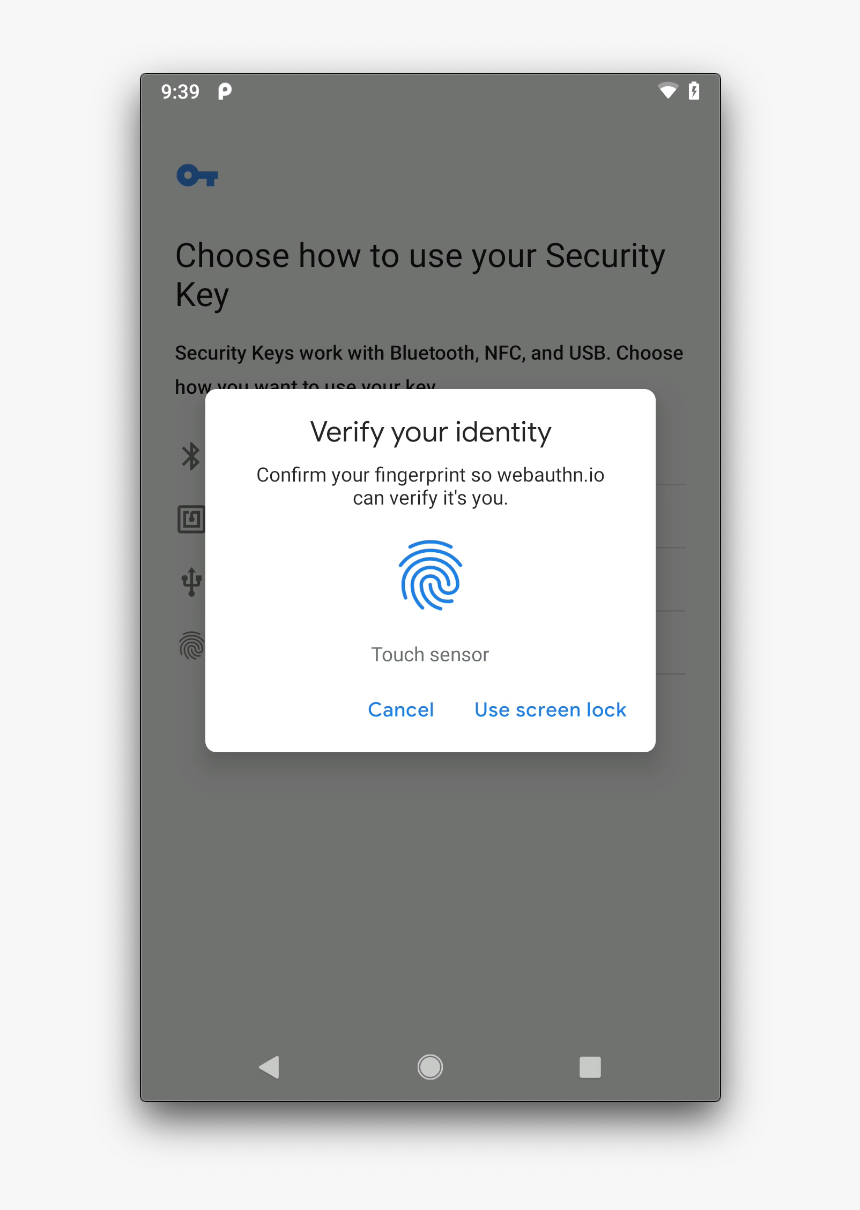 Use Biometric Authentication Android, HD Png Download, Free Download