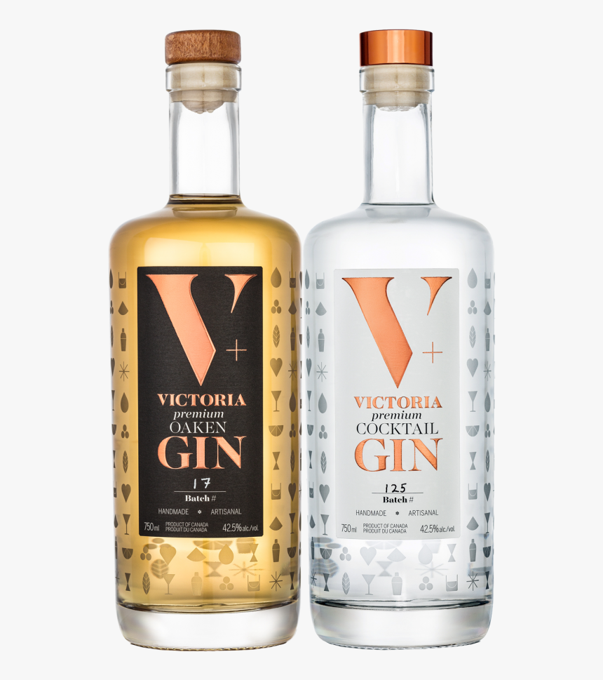 The Victoria Gin And Oaken Gin Bottles Allude To How - Victoria Gin, HD Png Download, Free Download