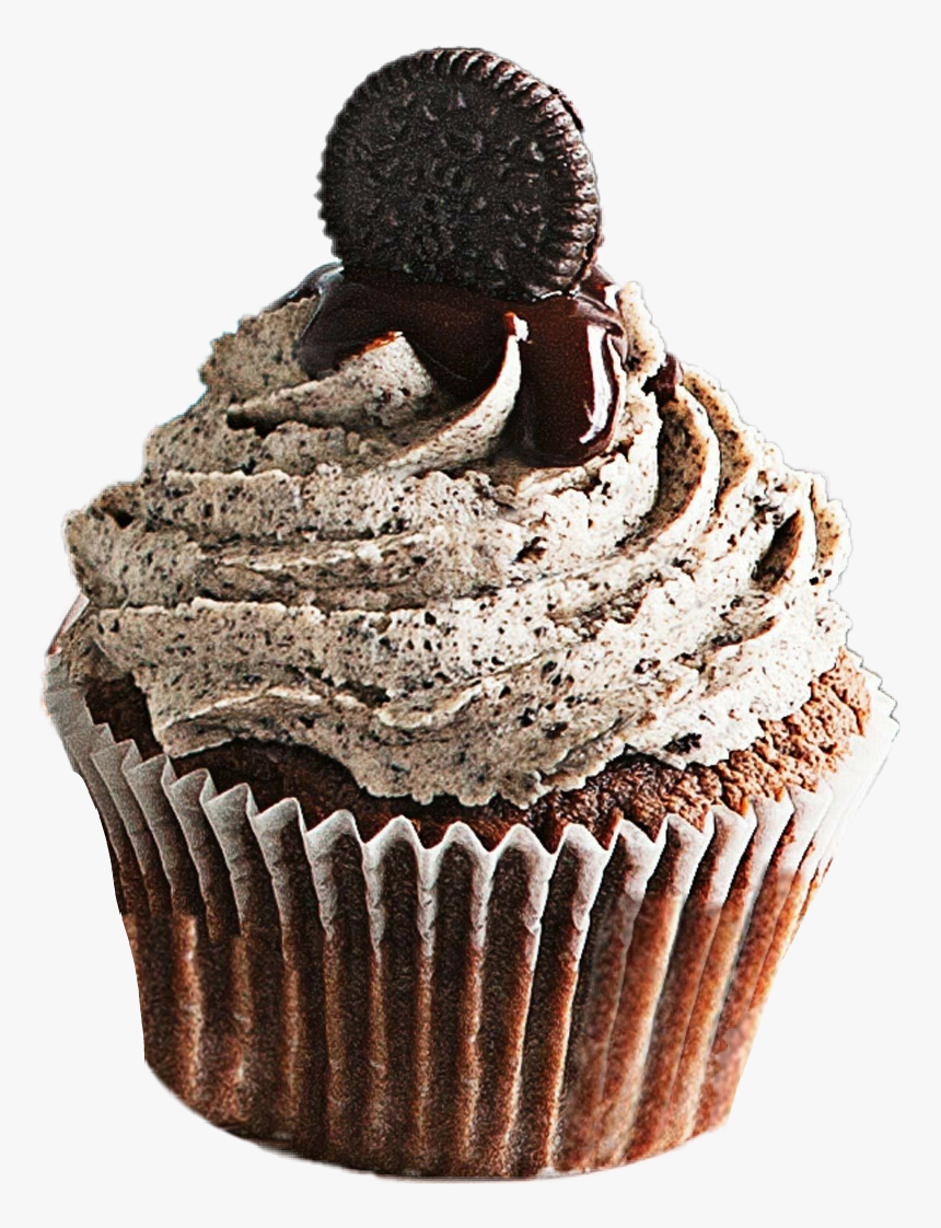 #cupcake #oreo #chocolate #dulce #marrón #tumblr @kirauhl - Clipart Cupcake Oreo, HD Png Download, Free Download
