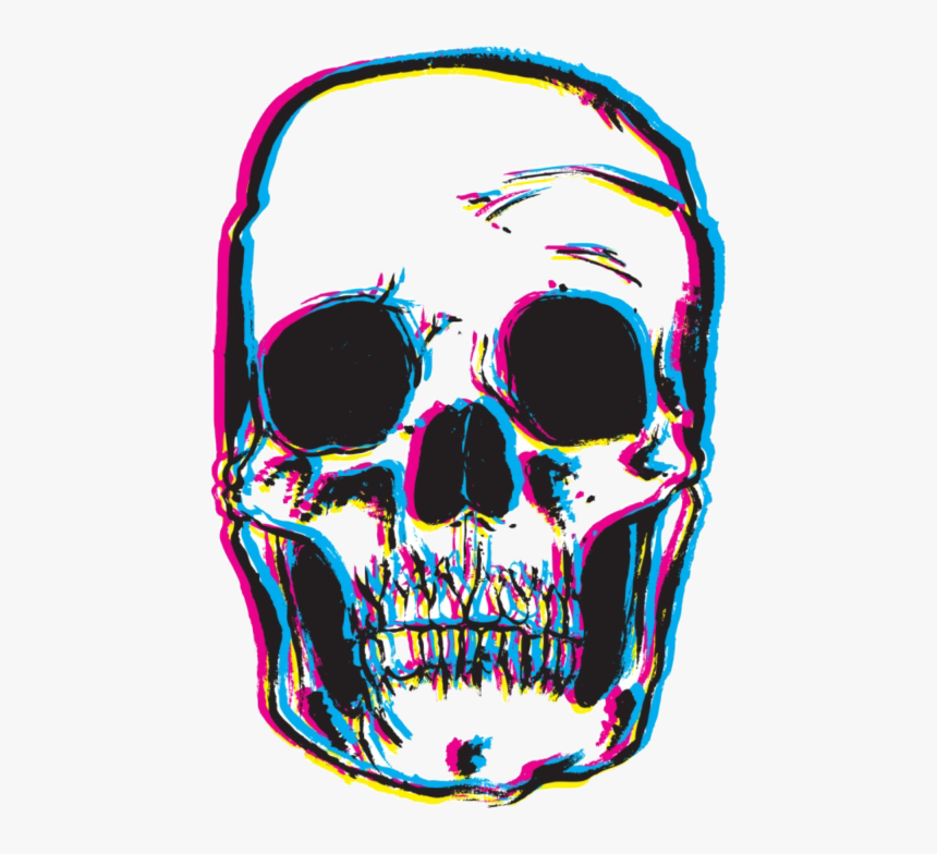 #skull #trendy #trippy #tumblr #vsco #freetoedit - Skull Png, Transparent Png, Free Download