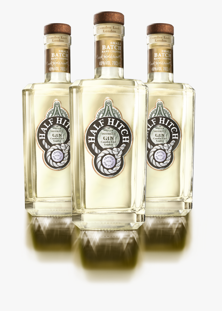 Hol003 05 Half Hitch Bottle 70cl Group White Bg, HD Png Download, Free Download