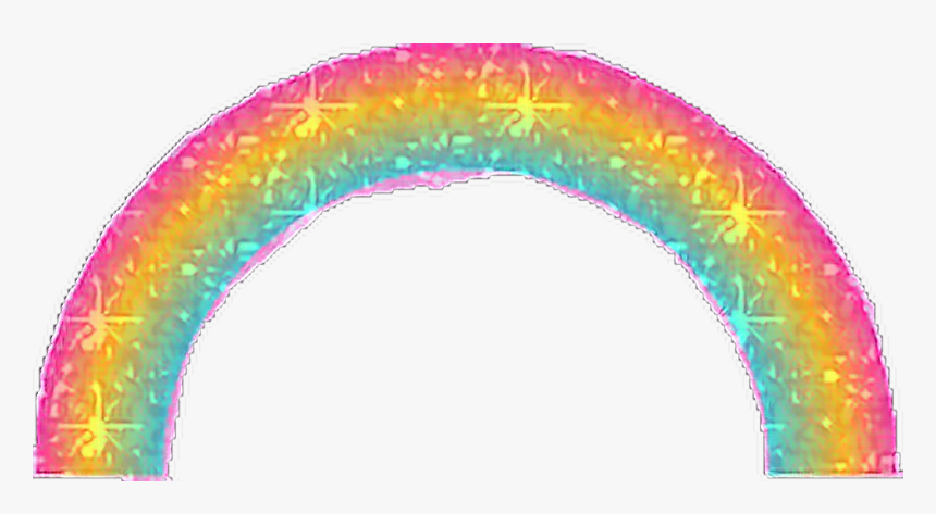 #rainbow #animated #pixel #tumblr #trippy - Glitter Rainbow Png, Transparent Png, Free Download