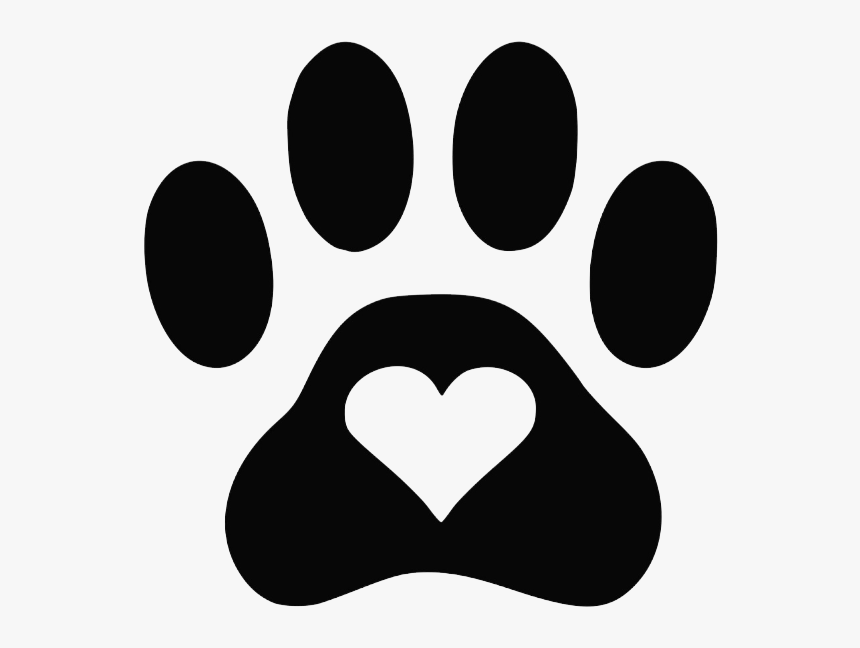 #freetoedit #dog #cute #heart #dogpaw #paw #love - Paw Print With Heart Inside, HD Png Download, Free Download