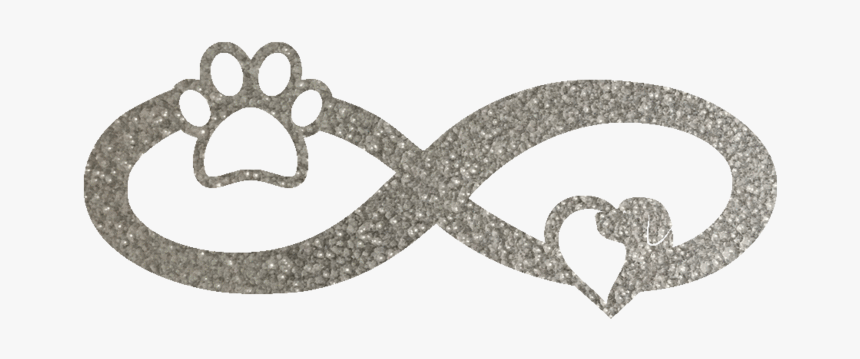 Infinity Paw Metal Wall Sign - Infinity Sign For Dog, HD Png Download, Free Download