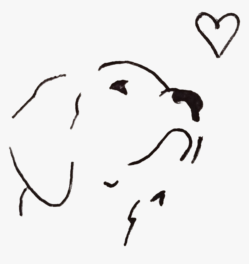 Dog Minimalist Tattoo, HD Png Download, Free Download