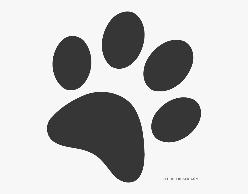 Transparent Paw Print Heart Clipart Cat Paw Tattoo Silhouette