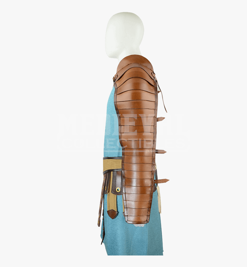 Gladiator Leather Segmentata Left Arm Guard - Scabbard, HD Png Download, Free Download