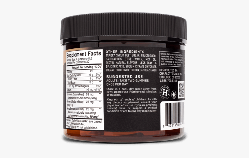 Charlotte's Web Gummies Label, HD Png Download, Free Download