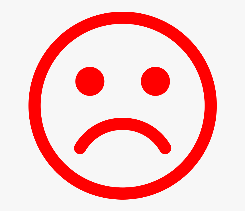 Emote Sad Face - Frown Icon, HD Png Download, Free Download