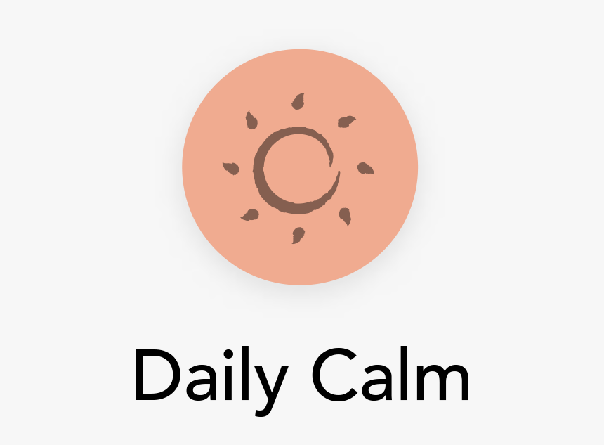 Daily Calm Icon - Circle, HD Png Download, Free Download