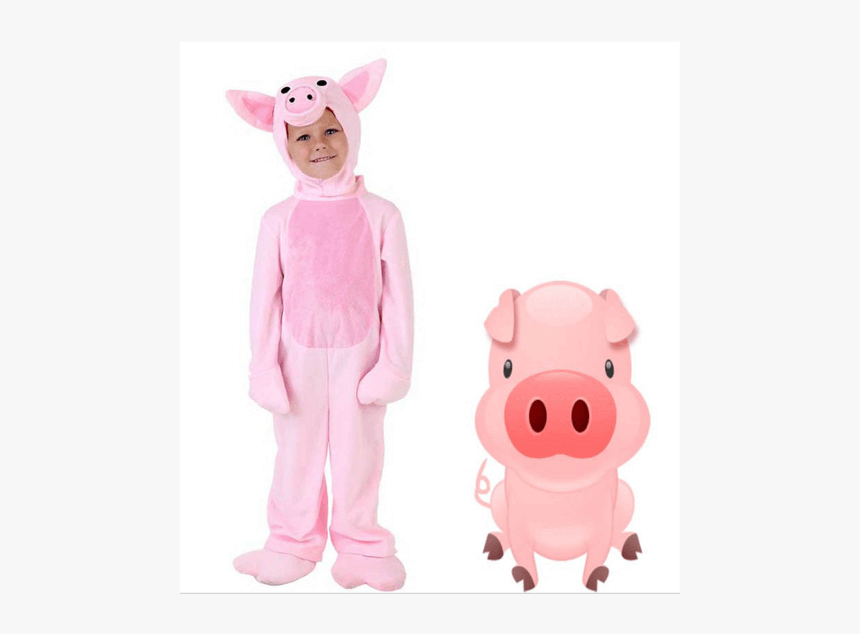 Pink Pig Animal Costume For Kids And Adults - Disfraces De Cerdito Diy, HD Png Download, Free Download