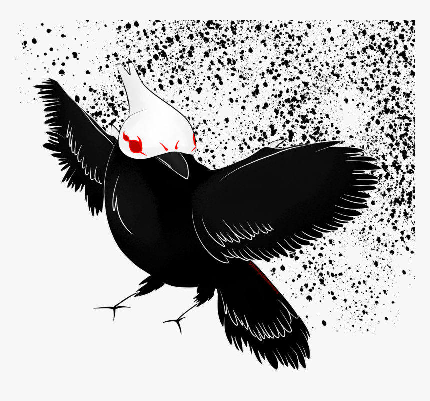 Bird Beak Black And White Bird Wing - Phasianidae, HD Png Download, Free Download