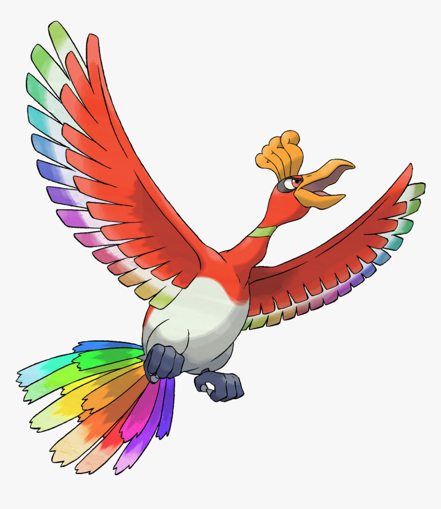 Pokemon Legendary Ho Oh, HD Png Download, Free Download