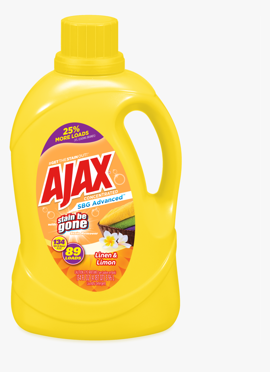 Ajax Laundry Stain Be Gone Advanced Liquid Laundry, HD Png Download, Free Download