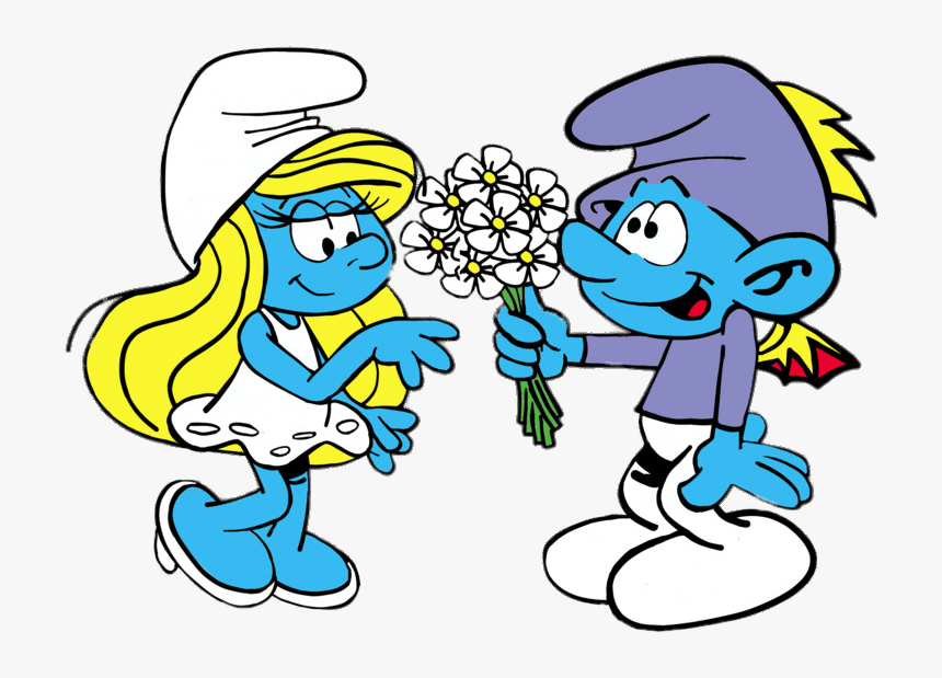 Smurf E Smurfette, HD Png Download, Free Download