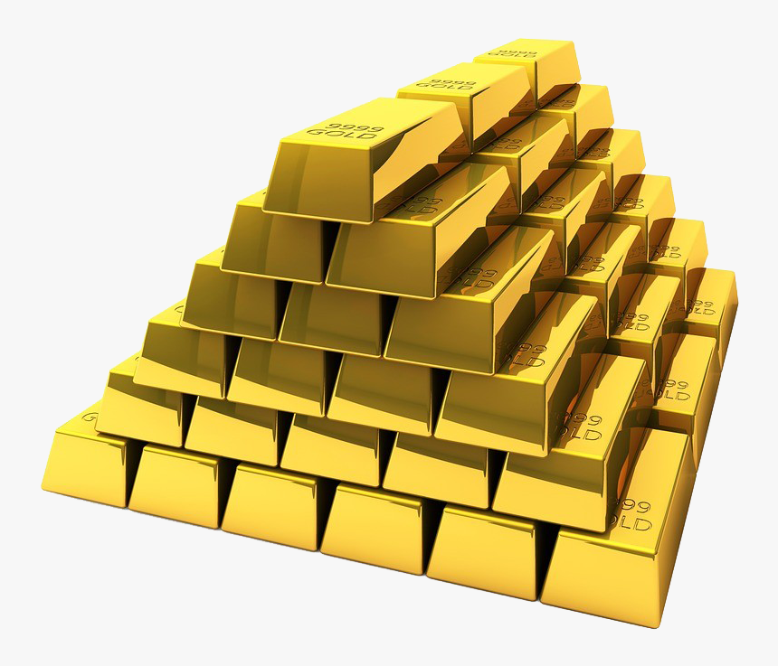 Gold Png Clipart - Pile Of Gold Bars, Transparent Png, Free Download