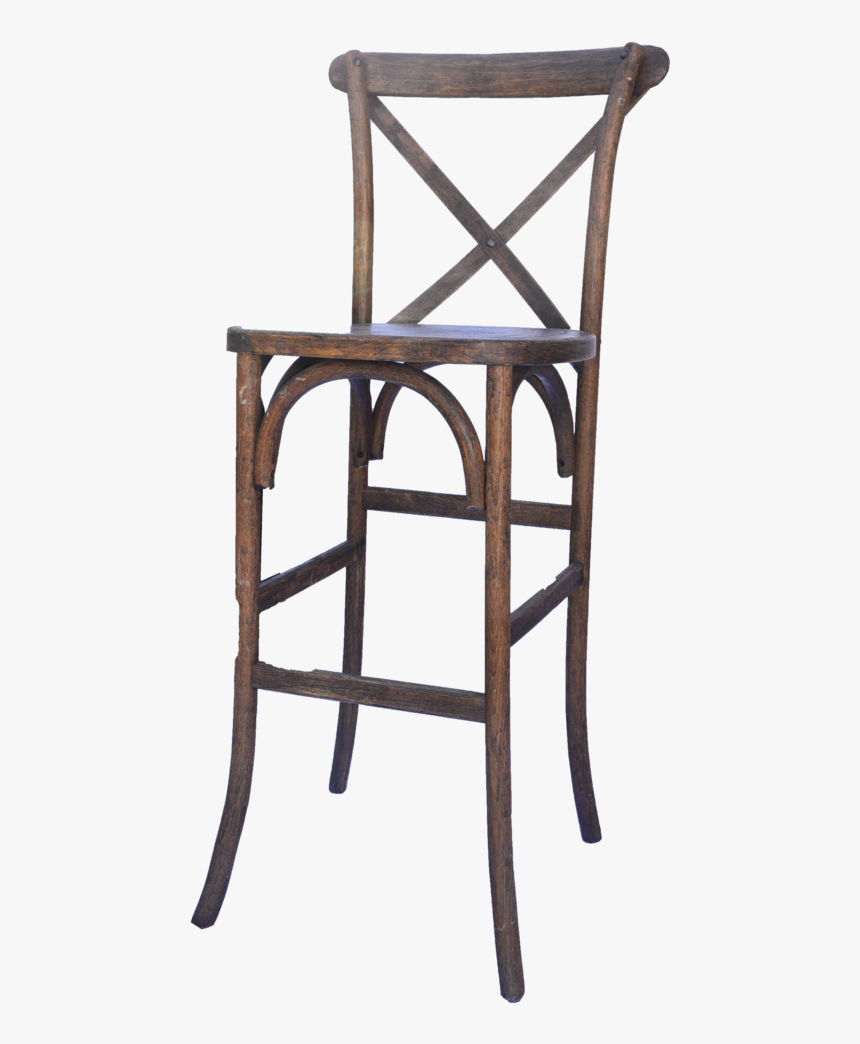 Rustic X-back Barstool - French Country Farm Stool, HD Png Download, Free Download