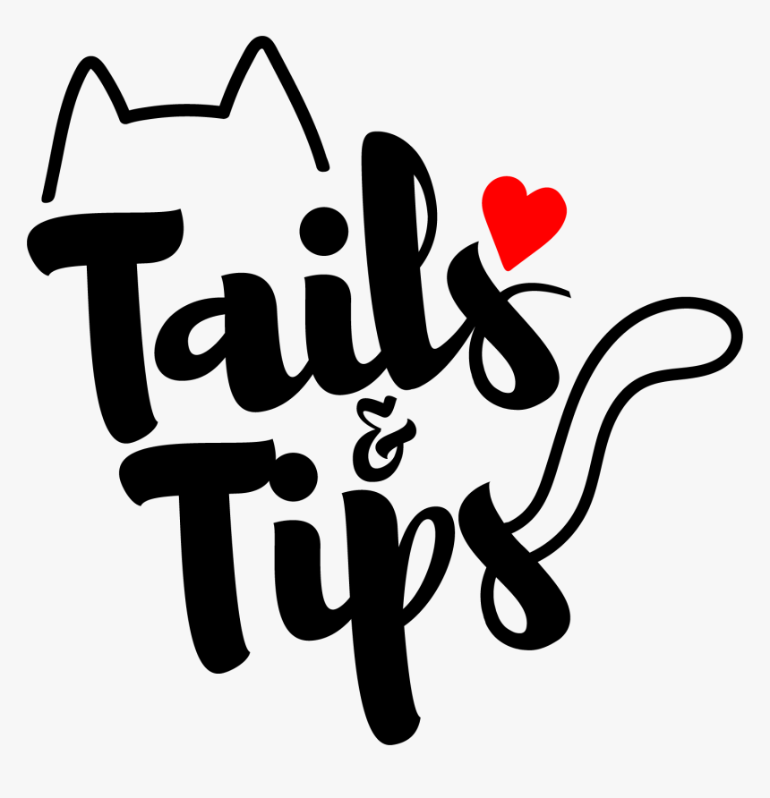 Tails And Tips Cat Blog Logo - Calligraphy, HD Png Download, Free Download